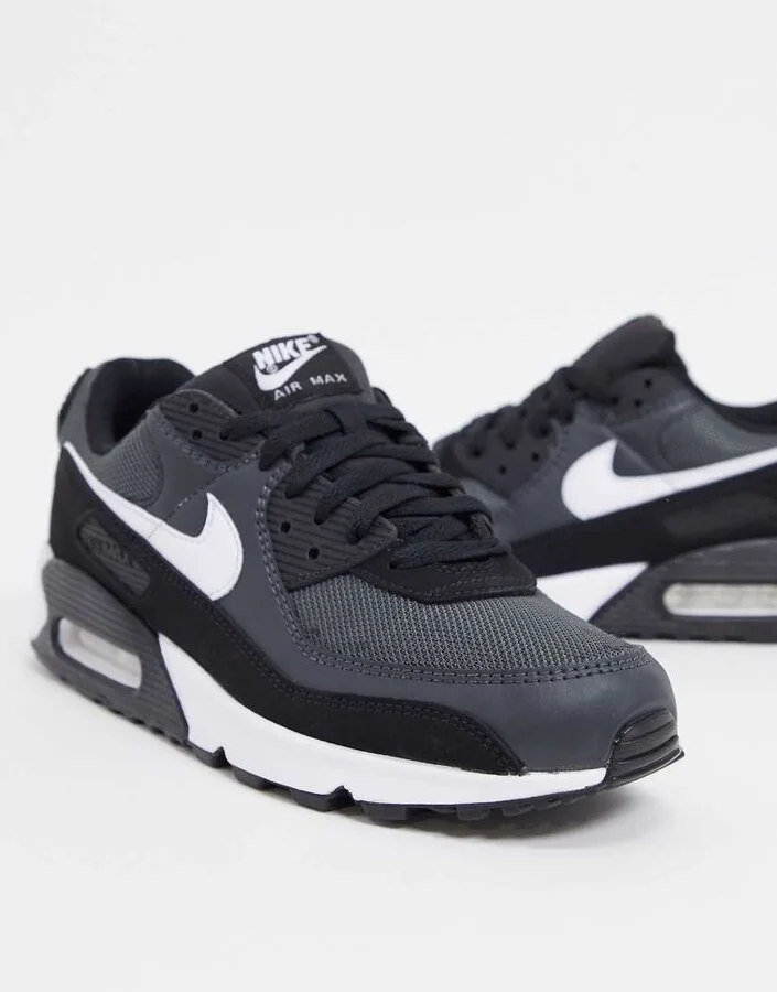 Nike Air Max 90 sneakers in black and white