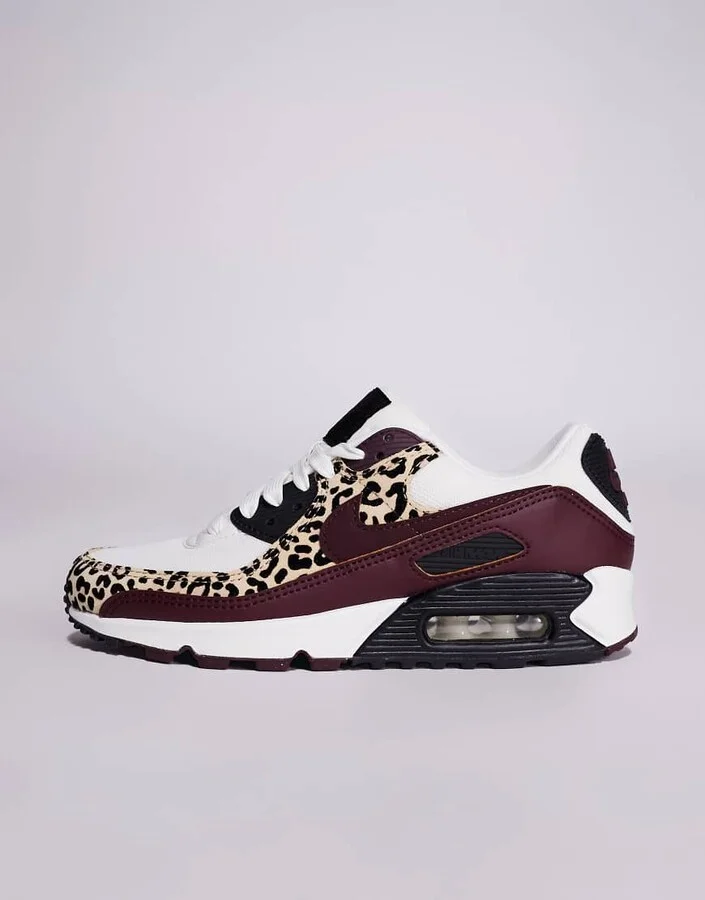 Nike Air Max 90 sneakers in leopard print - Image 2