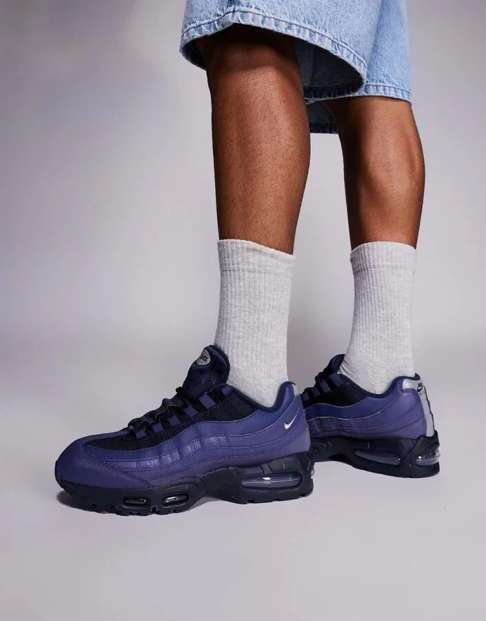 Nike Air Max 95 OG sneakers in purple & gray