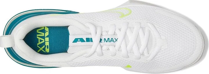 Nike Air Max Alpha Trainer 6 Men's Cross Training Shoes White/Hot Lime/Bright Spruce/Grey Fog : 9 D - Medium, Textile - Image 2