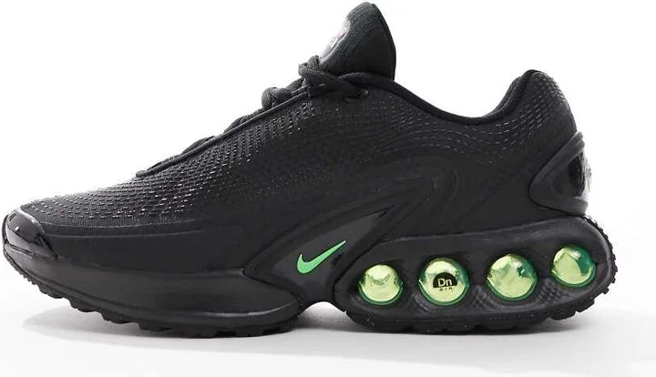 Nike Air Max DN sneakers in black & green - Image 3