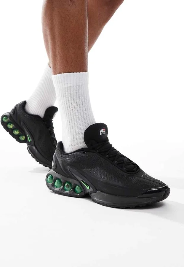 Nike Air Max DN sneakers in black & green