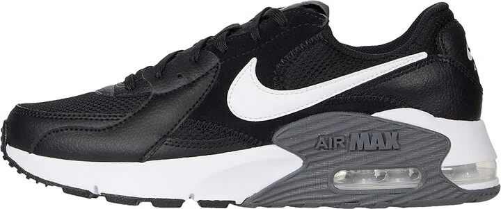 Nike Air Max Excee Women's Shoes Black/White/Dark Grey : 5 B - Medium, Leather/Textile - Image 6