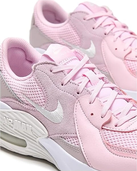 Nike Air Max Excee Women's Shoes Pink Foam/Summit White/Platinum Violet : 7 B - Medium, Leather/Textile - Image 7