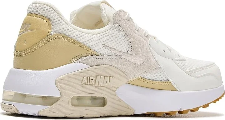 Nike Air Max Excee Women's Shoes Sail/Light Orewood Brown/Team Gold : 5 B - Medium, Leather/Textile - Image 3