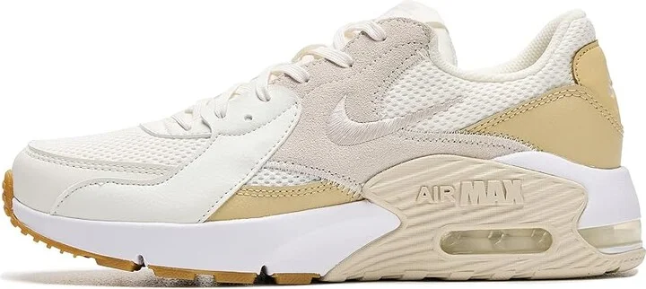 Nike Air Max Excee Women's Shoes Sail/Light Orewood Brown/Team Gold : 5 B - Medium, Leather/Textile - Image 6