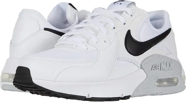 Nike Air Max Excee Women's Shoes White/Black/Pure Platinum : 5 B - Medium, Leather/Textile
