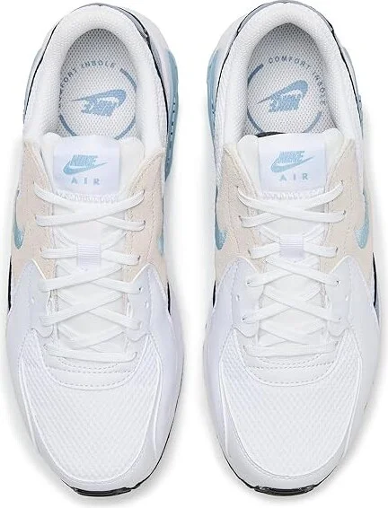 Nike Air Max Excee Women's Shoes White/Light Armory Blue/Ashen Slate/Black : 11.5 B - Medium, Leather/Textile - Image 2