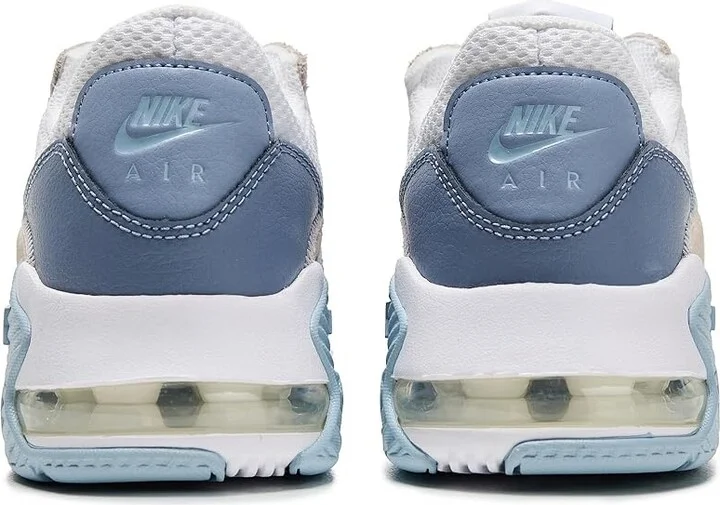 Nike Air Max Excee Women's Shoes White/Light Armory Blue/Ashen Slate/Black : 11.5 B - Medium, Leather/Textile - Image 5