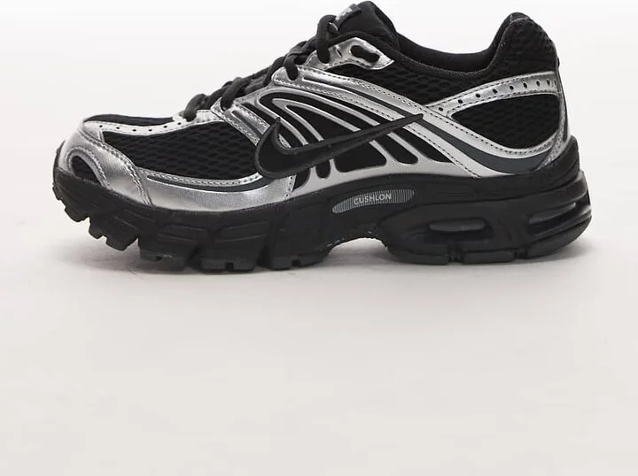 Nike Air Max Moto 2K sneakers in black, gray and silver - Image 2