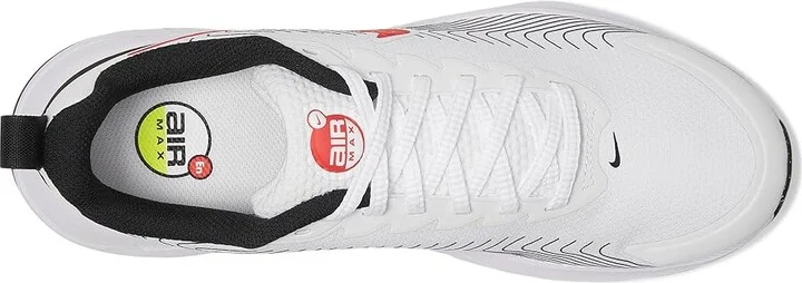 Nike Air Max Nuaxis Men's Shoes White/University Red/Black/White : 12 D - Medium, Synthetic - Image 2