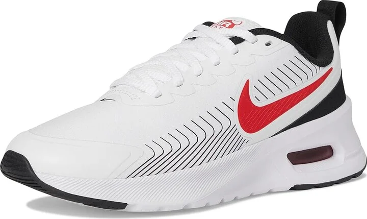 Nike Air Max Nuaxis Men's Shoes White/University Red/Black/White : 12 D - Medium, Synthetic - Image 5