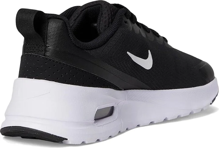 Nike Air Max Nuaxis Women's Shoes Black/White/Dark Grey/Comet Red : 10.5 B - Medium, Textile - Image 4