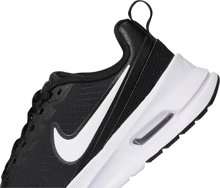 Nike Air Max Nuaxis Women's Shoes Black/White/Dark Grey/Comet Red : 10.5 B - Medium, Textile - Image 7