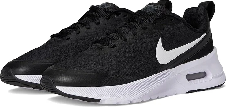 Nike Air Max Nuaxis Women's Shoes Black/White/Dark Grey/Comet Red : 10.5 B - Medium, Textile