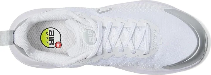 Nike Air Max Nuaxis Women's Shoes White/White/Pure Platinum : 10 B - Medium, Textile - Image 2