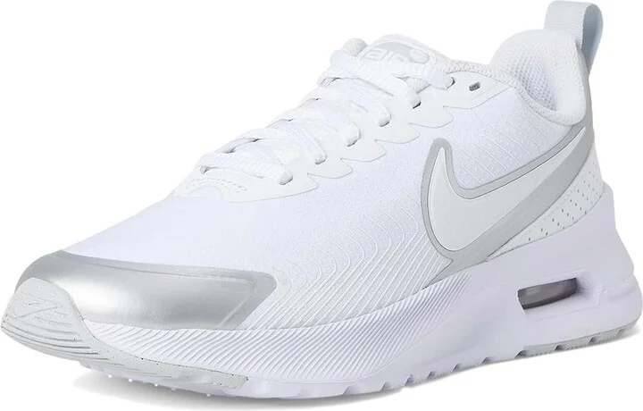 Nike Air Max Nuaxis Women's Shoes White/White/Pure Platinum : 10 B - Medium, Textile - Image 5