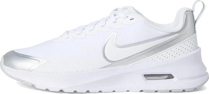 Nike Air Max Nuaxis Women's Shoes White/White/Pure Platinum : 10 B - Medium, Textile - Image 6