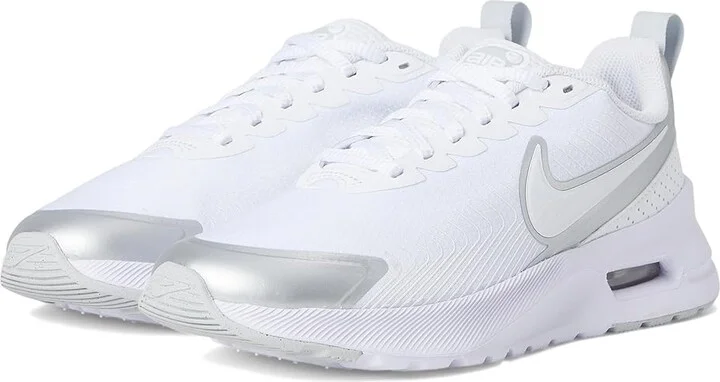 Nike Air Max Nuaxis Women's Shoes White/White/Pure Platinum : 10 B - Medium, Textile
