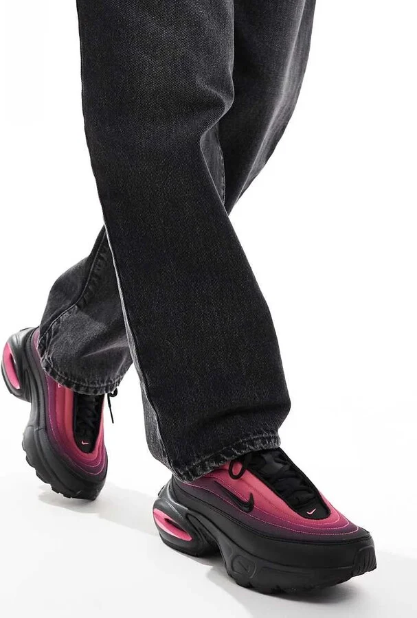 Nike Air Max Portal sneakers in black and pink - Image 3