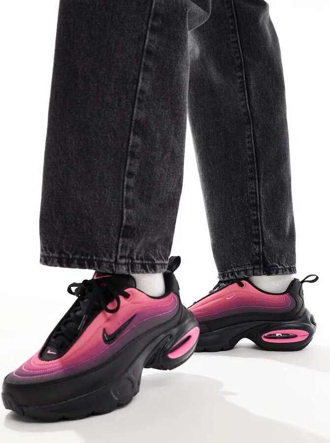 Nike Air Max Portal sneakers in black and pink - Image 4