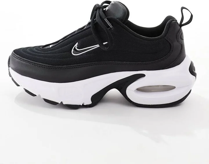 Nike Air Max Portal sneakers in black and white - Image 2