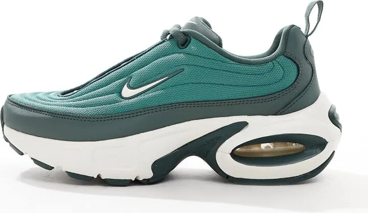 Nike Air Max Portal sneakers in green and white - Image 4