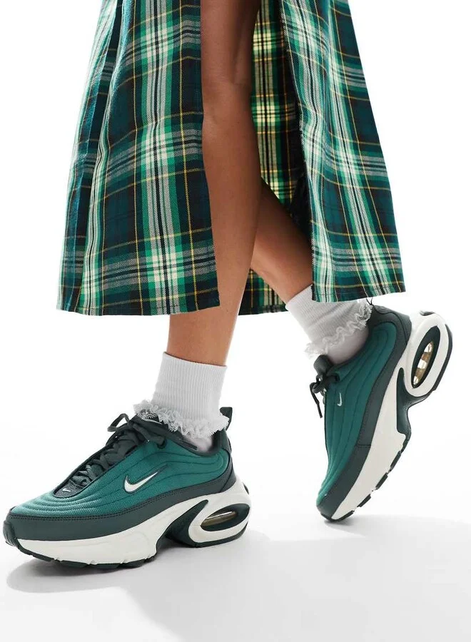 Nike Air Max Portal sneakers in green and white