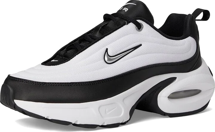 Nike Air Max Portal Women's Shoes Black/Metallic Silver/White : 8.5 B - Medium - Image 5