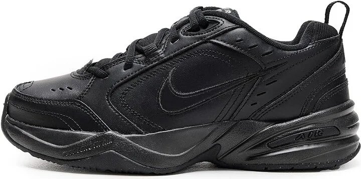 Nike Air Monarch IV Men's Cross Training Shoes Black/Black : 6 D - Medium, Leather/Textile - Image 7