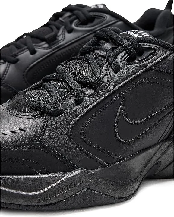 Nike Air Monarch IV Men's Cross Training Shoes Black/Black : 6 D - Medium, Leather/Textile - Image 9
