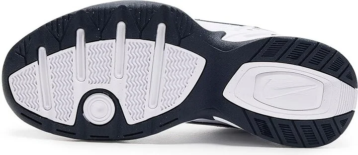 Nike Air Monarch IV Men's Cross Training Shoes White/Black/Varsity Red : 6 D - Medium, Leather/Textile - Image 10