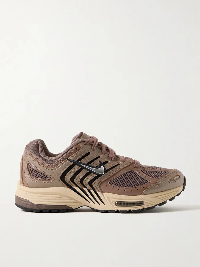 Nike - Air Pegasus 2005 C.o.r. Leather And Mesh Sneakers - Neutrals