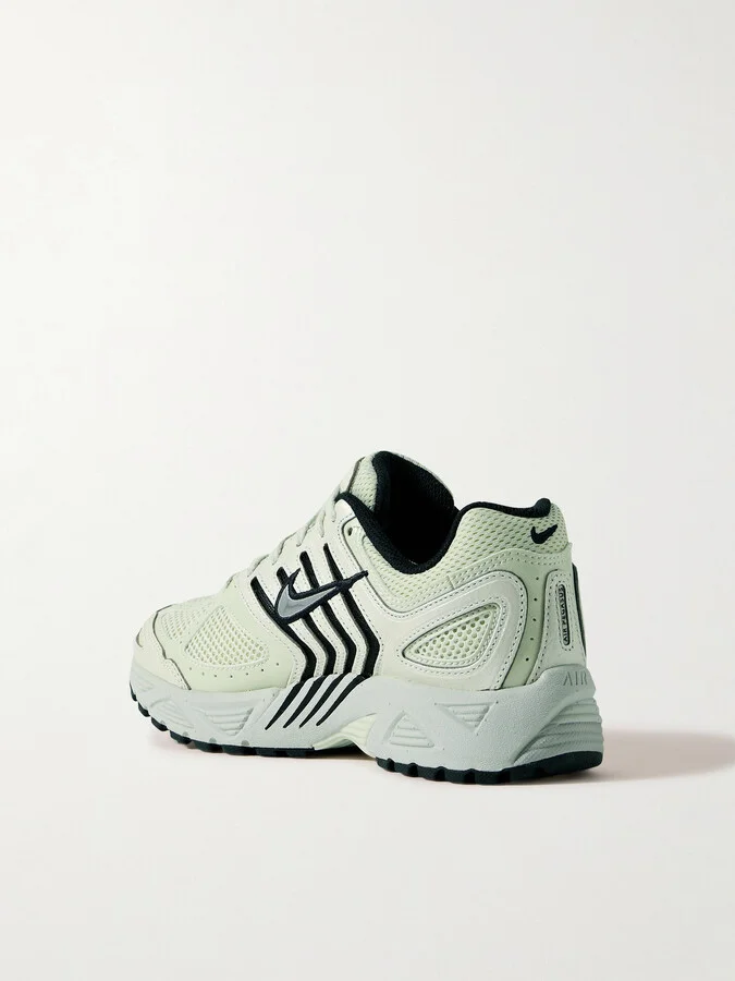 Nike - Air Pegasus 2k5 Leather And Mesh Sneakers - Green - Image 3