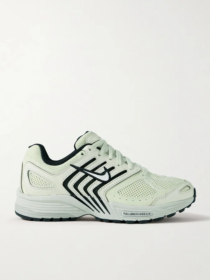 Nike - Air Pegasus 2k5 Leather And Mesh Sneakers - Green