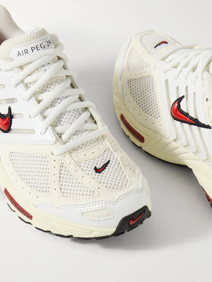 Nike - Air Pegasus 2k5 Leather And Mesh Sneakers - White - Image 4