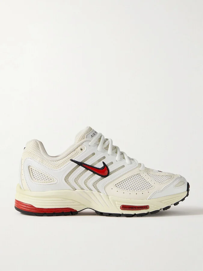 Nike - Air Pegasus 2k5 Leather And Mesh Sneakers - White