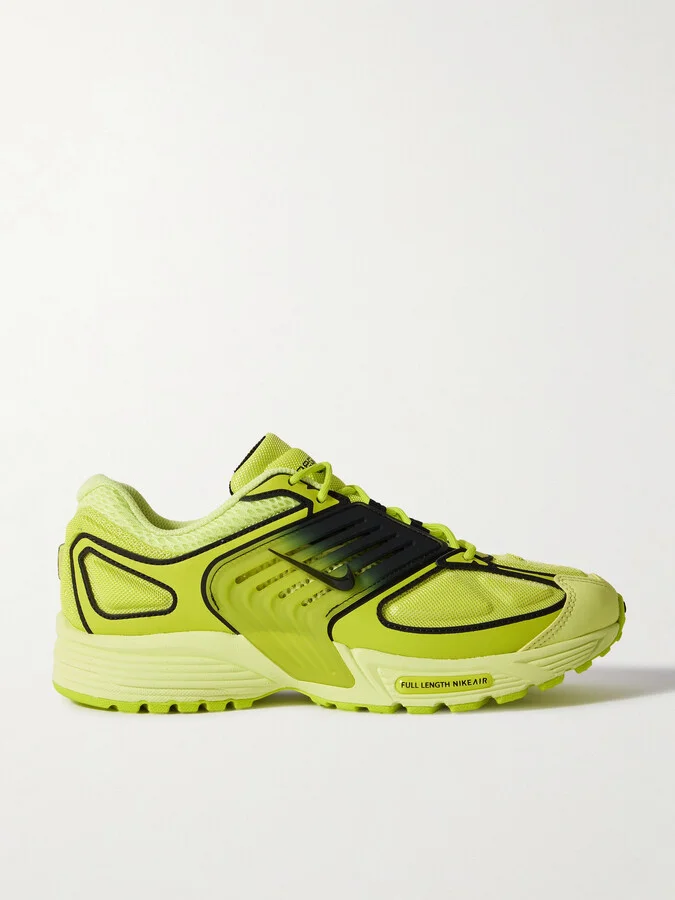 Nike - Air Pegasus Wave Rubber-trimmed Mesh Sneakers - Green