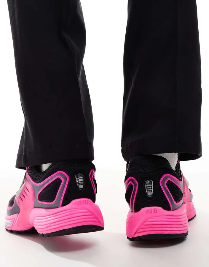 Nike Air Pegasus Wave sneakers in black and pink - Image 4
