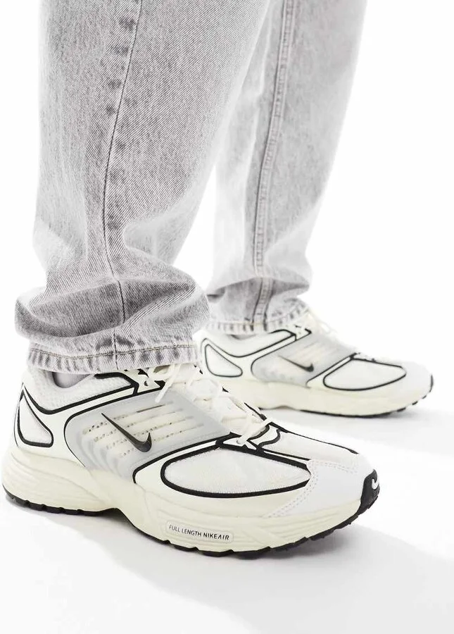 Nike Air Pegasus Wave sneakers in white and black - Image 3