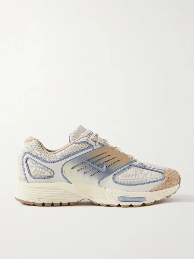 Nike - Air Pegasus Wave Suede And Rubber-trimmed Mesh Sneakers - Off-white