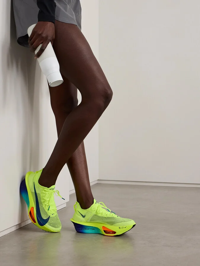 Nike - Air Zoom Alphafly 3 Flyknit Sneakers - Yellow - Image 2