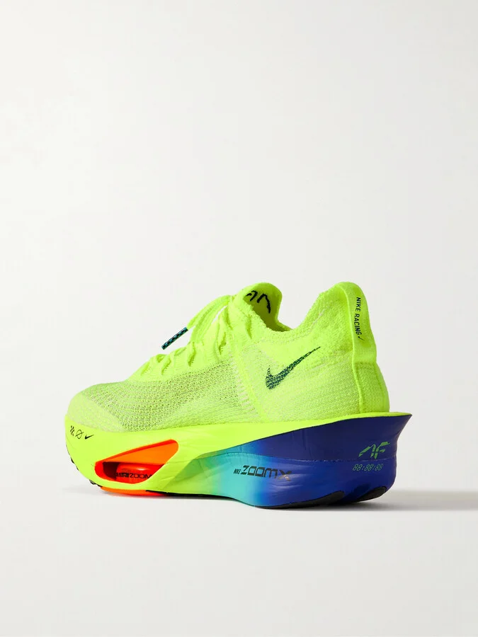 Nike - Air Zoom Alphafly 3 Flyknit Sneakers - Yellow - Image 3