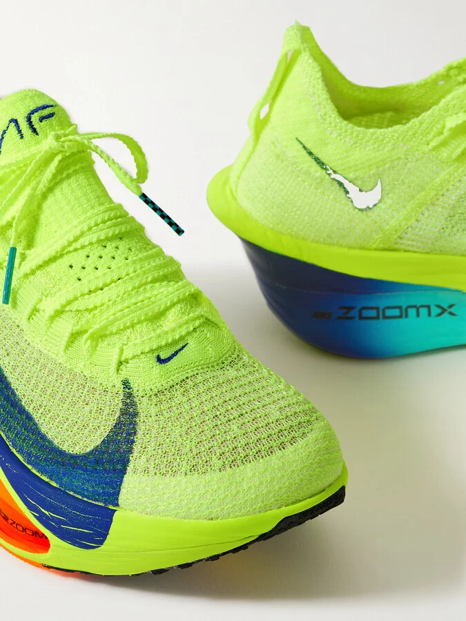 Nike - Air Zoom Alphafly 3 Flyknit Sneakers - Yellow - Image 4