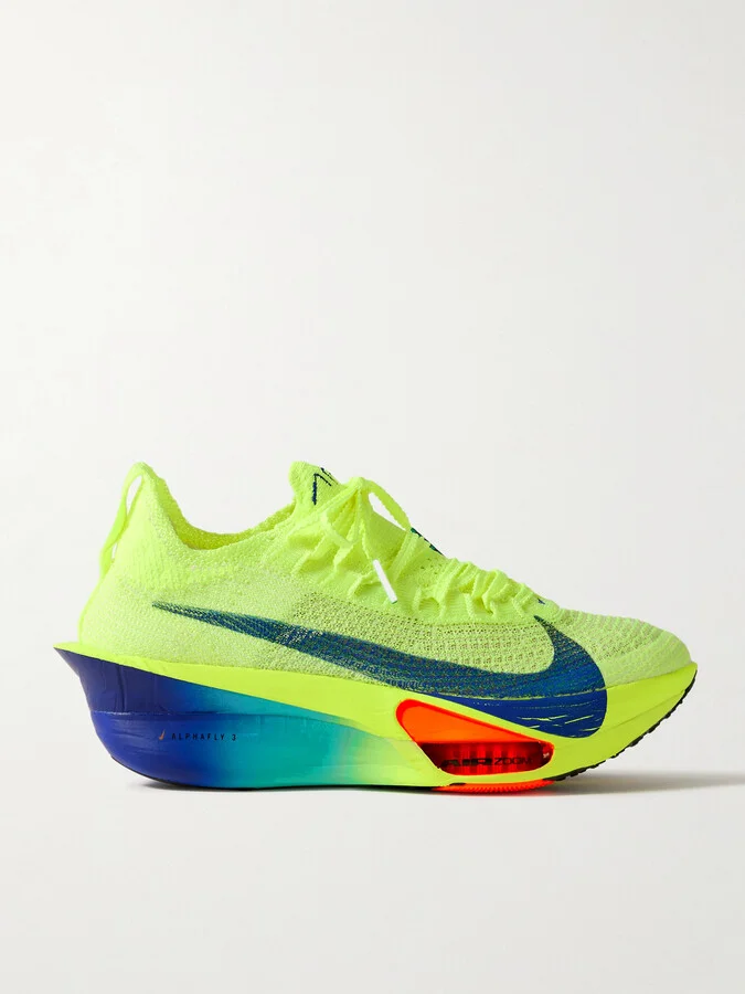 Nike - Air Zoom Alphafly 3 Flyknit Sneakers - Yellow