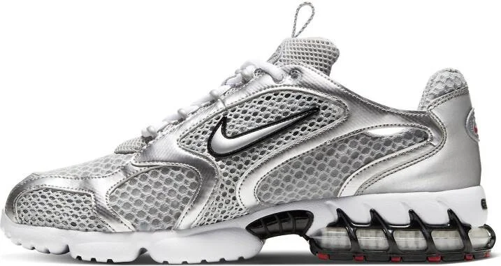 Nike Air Zoom Spiridon Cage 2 sneakers in silver
