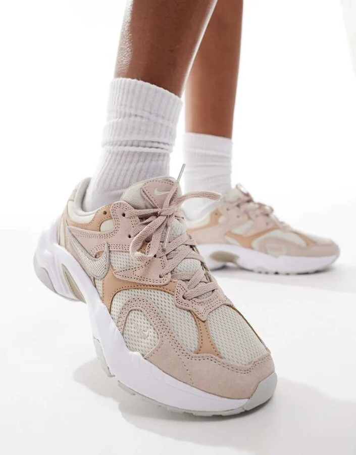 Nike AL8 sneakers in beige - Image 3