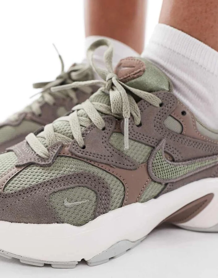 Nike AL8 sneakers in khaki - Image 4