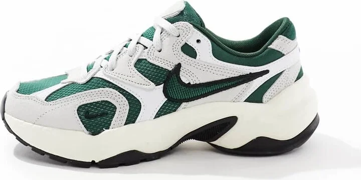 Nike AL8 sneakers in white and green - Image 2