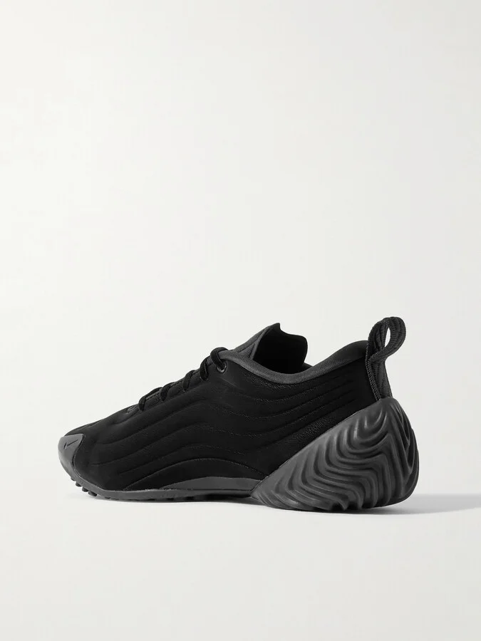 Nike - Astra Ultra Quilted Satin Sneakers - Black - Image 3